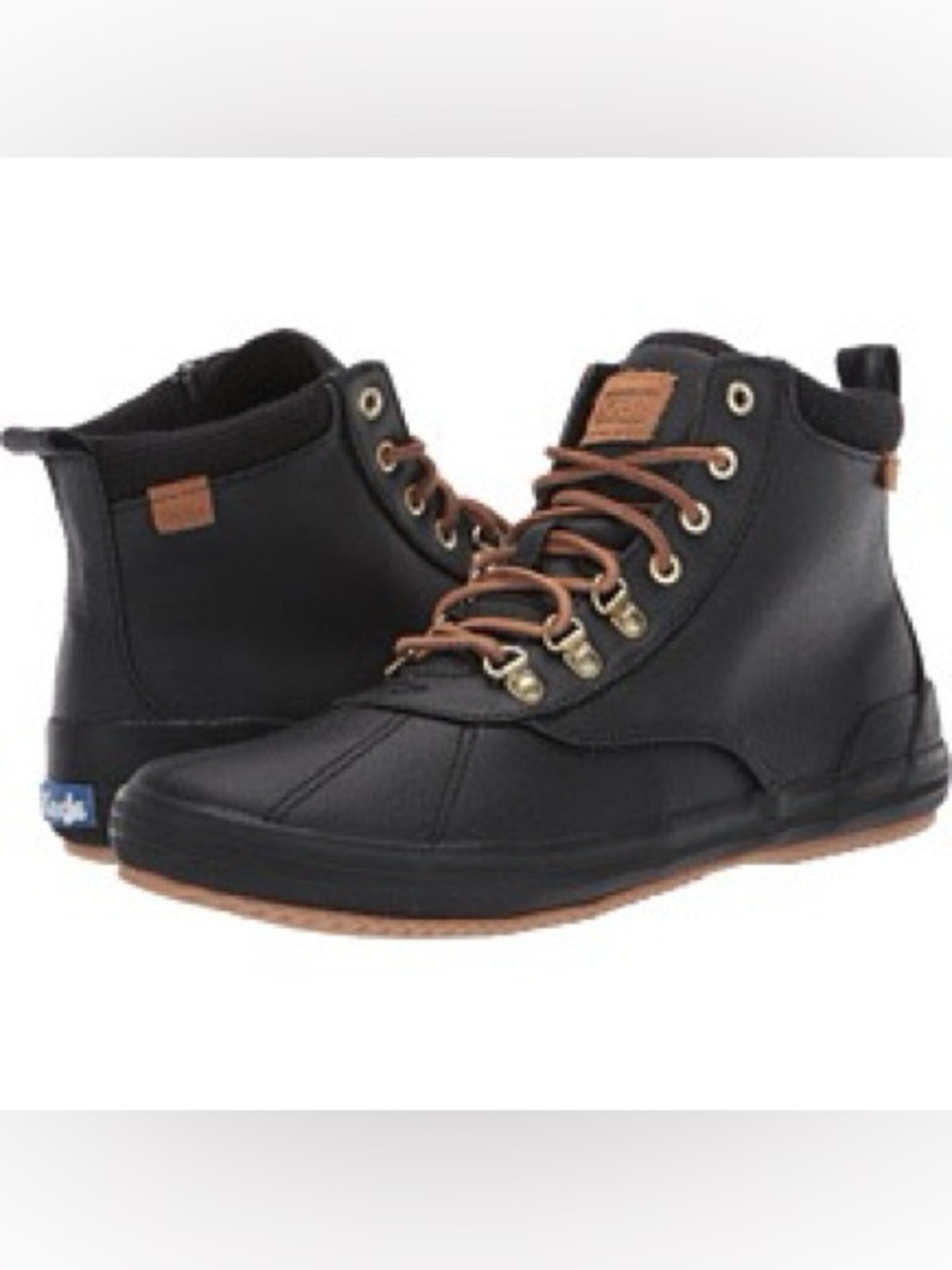 Keds Scout Boot II Black Gum Wool Lined Sneaker Boots Women’s 7 WF61558